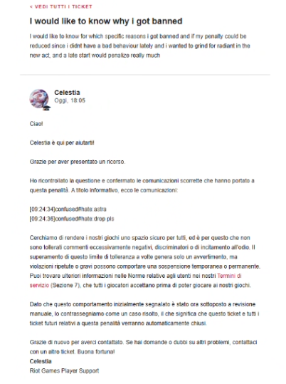 w4yed_vlr's tweet image. I got banned and this seems the reason, i think there is a mistake, really i don't understand how i can get banned for asking a drop.
Can you please look into this?

@RiotSupportITA @Riot_Airrulez @ItsGamerDoc 
Thanks ❤️