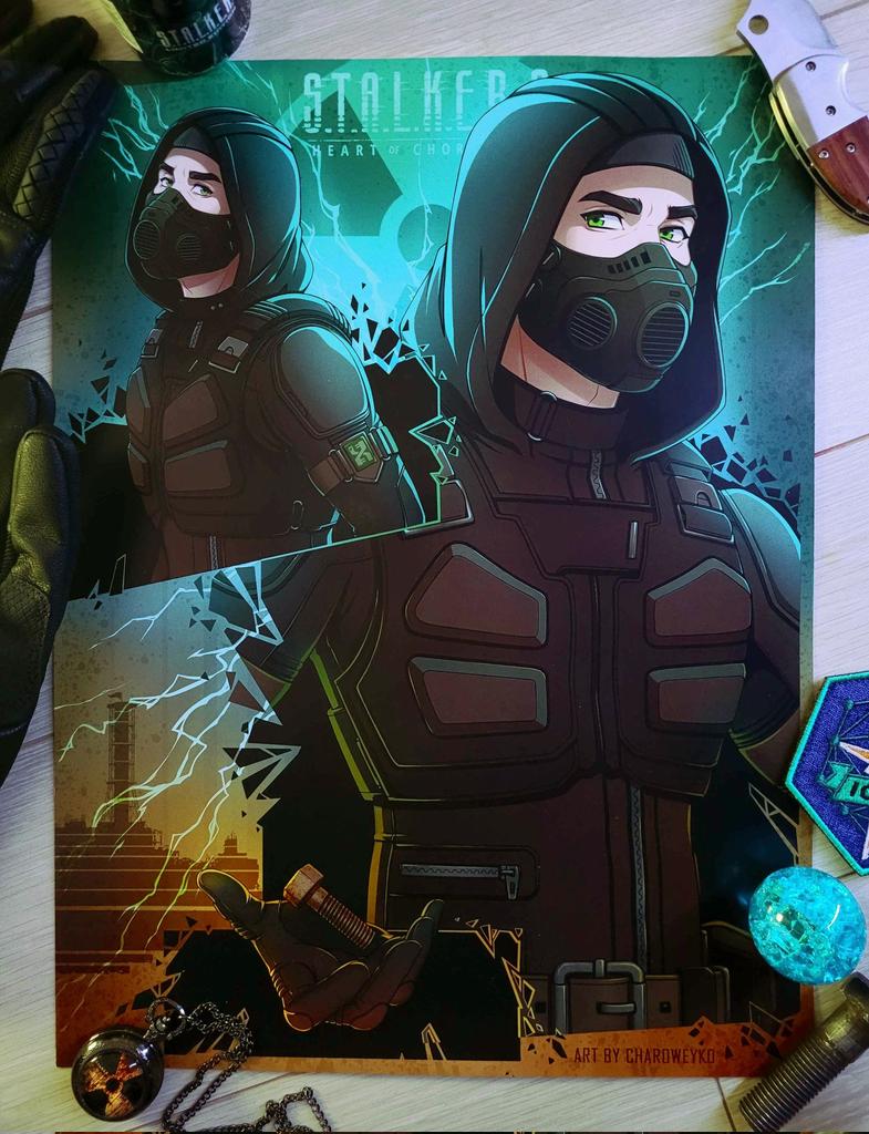 Charoweyko's tweet photo. Commission for lovely @wweddda_ml
(Photo by him~☆)

#Stalker2 #stalkerheartofchornobyl #ukrart #украрт https://t.co/2b9H9H4553