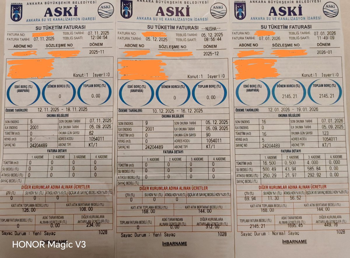 2 aydir fatura tuketim olmasina ragmen sifir tl cikiyor , 2 ay sonunda 2145 tl kademeli artmis bir fatura ? Bunu vatandasa kazik olsun diye bilerek mi yapiyorsunuz? <a href="/mansuryavas06/">Mansur Yavaş</a> <a href="/askiankara/">ASKİ Genel Müdürlüğü</a> <a href="/ankarabbld/">Ankara Büyükşehir</a>