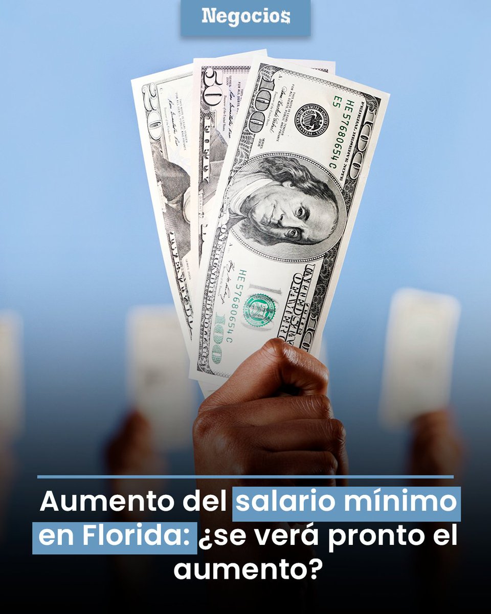NEGOCIOSUS's tweet photo. Unos 8.3 millones de trabajadores en Estados Unidos verán un incremento en sus cheques, según el Instituto de Política Económica, un grupo sin fines de lucro o asociación política que investiga condiciones salariales y laborales.

Más información en: https://t.co/X9N1wnp1j8 https://t.co/BNSf7oKa8b