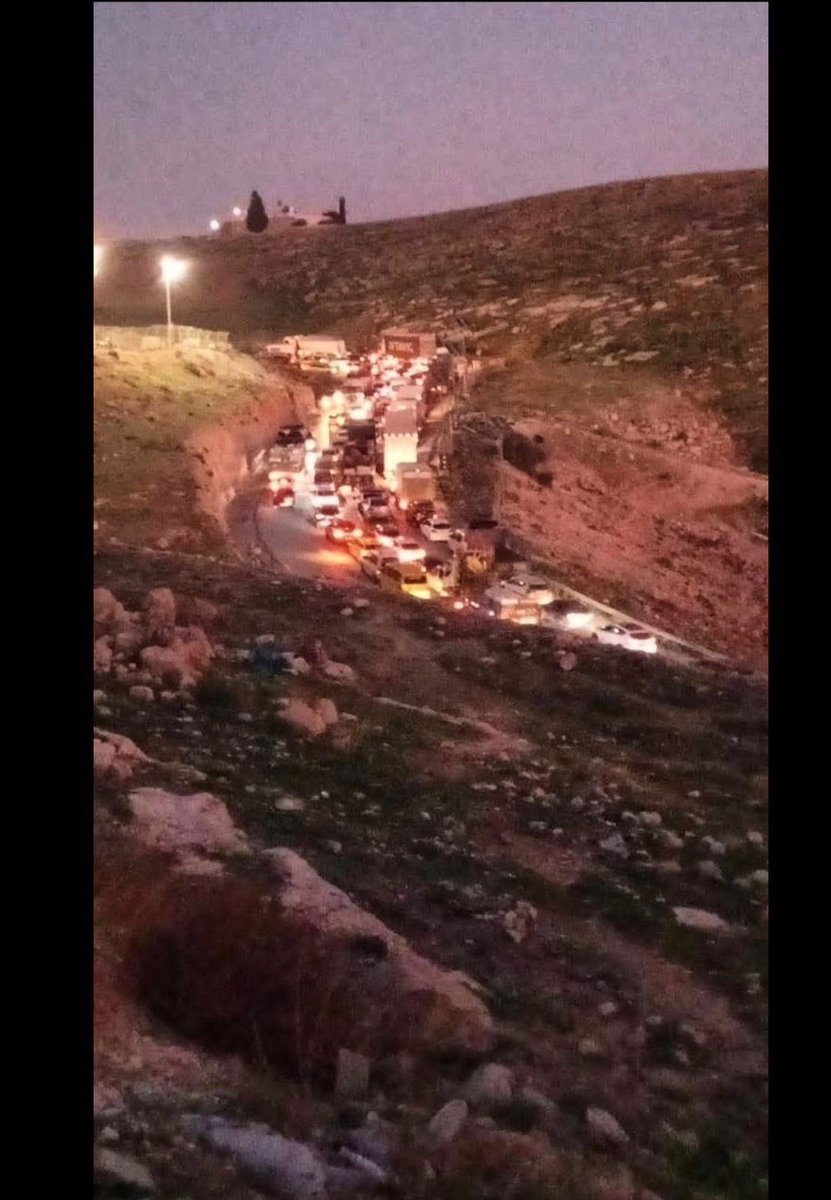 Today is the Orthodox Christmas, an official holiday in Palestine. While families were meeting each other, Israeli Occupation Forces closed movement restrictions, including the Container checkpoint. This is the only access from and to Bethlehem from Ramallah.