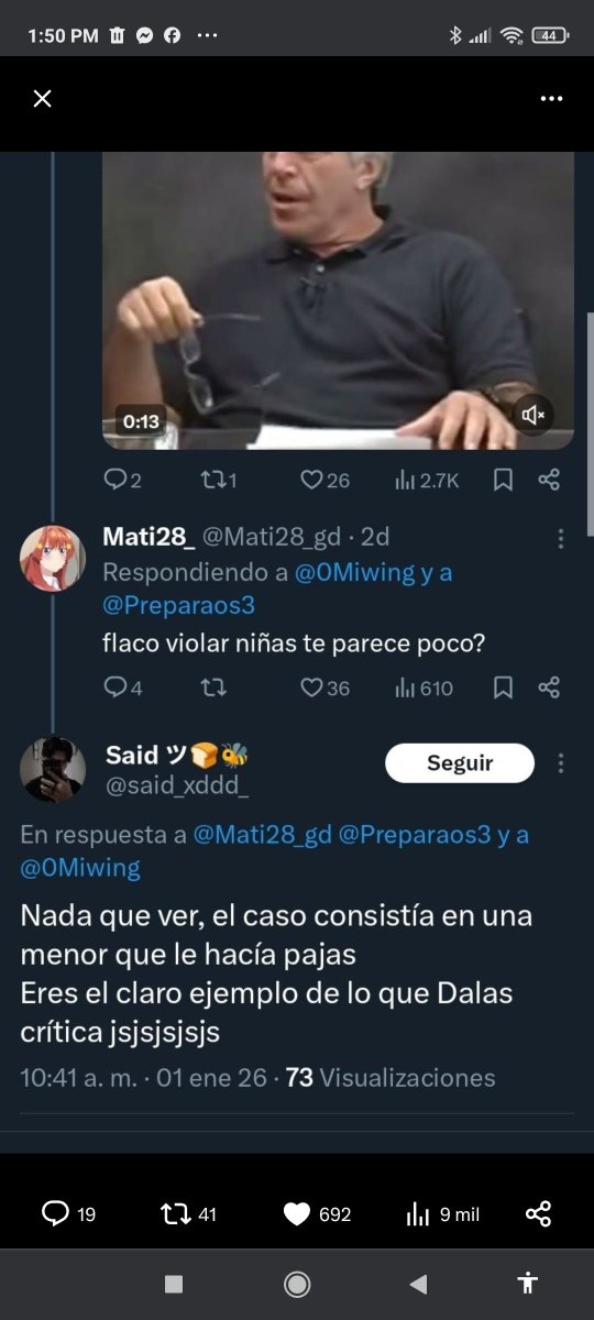 .....paso de defender al pedófilo de dalas a defender a Epstein