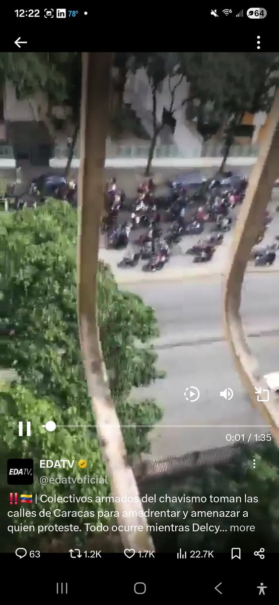 morningviewli's tweet photo. @Diaznanyo Si! Las calles se desbordan porque tienen a todo el mundo en Venezuela amenzados con los Colectivos. Amedrantando al pueblo que tanto ha sufrido! la #justicia tarda pero llega #amenazados #presosdeguerra en #Venezuela #Maduro #delcyasesina https://t.co/7SW3mK5rDR