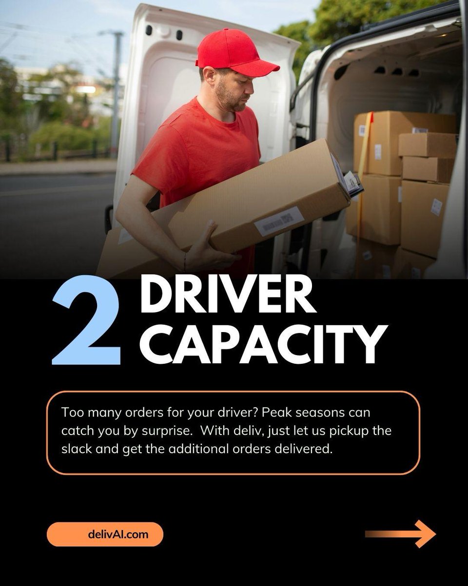 deliv_AI's tweet photo. Pain points to address when delivering your product using your own drivers. https://t.co/5a8vsLadxh