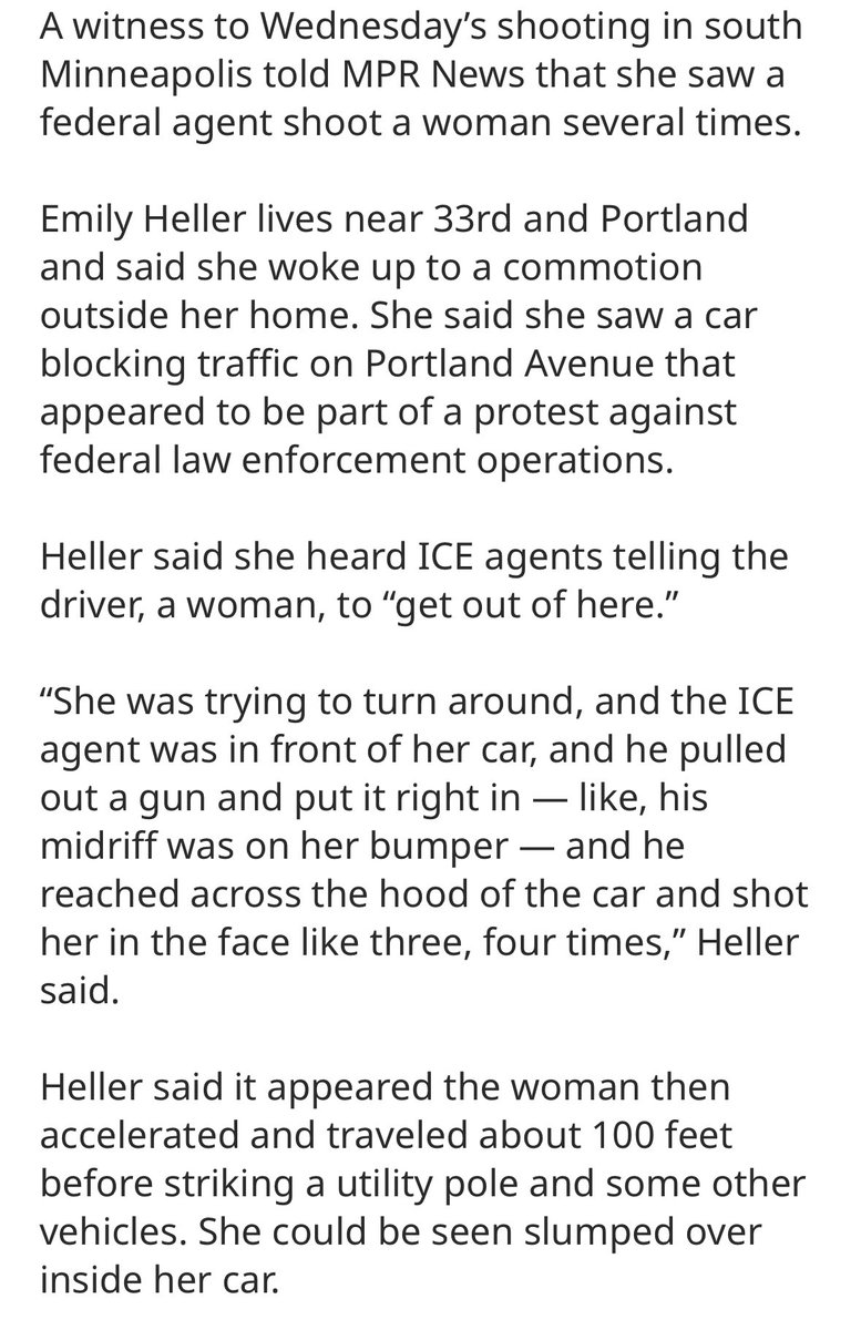 From my Minnesota Public Radio colleagues covering the apparent ICE shooting in Minneapolis: