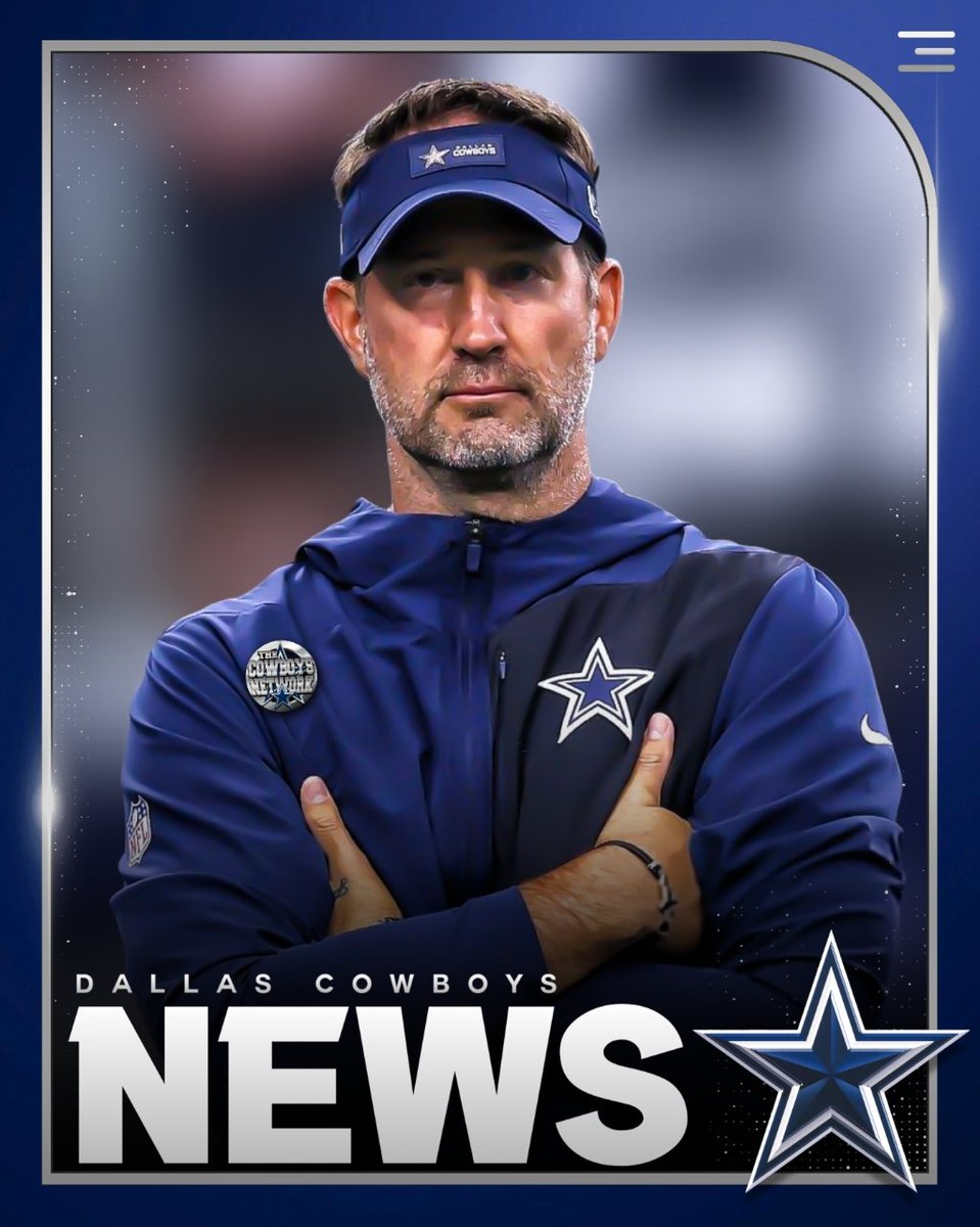 TheCowboysNet's tweet photo. #DallasCowboys Owner Jerry Jones said HC Brian Schottenheimer will have his say in hiring the new Defensive Coordinator: "We will do an intense, very focused job on replacing Eberflus" https://t.co/HS0e2pE8Zy