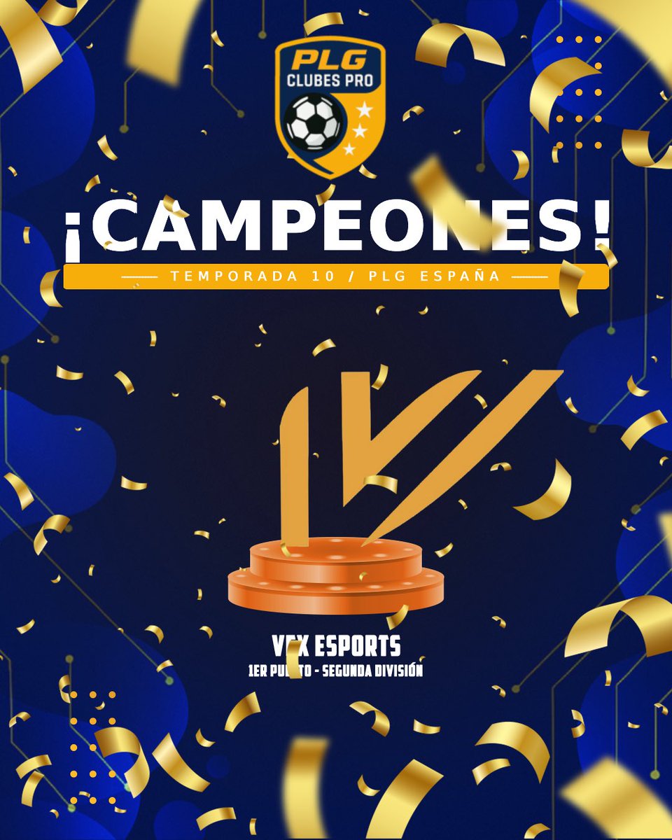 PLG_Spain's tweet image. ~ 2ª 𝗗𝗜𝗩𝗜𝗦𝗜𝗢́𝗡 ~

🥇@VexOficiaal y su jefe @Ferfg36701535 acaban ganando la división de Plata y, por fin, llegando a Primera.

🟢 16G
🟠 7E
🔴 3D

🥈@Virus_Gaming_CP ⬆️🆙
🥉@LyokFox_ ⬆️🆙

#10PLG #FC26 🎮⚽️