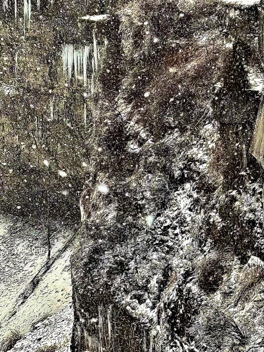 VijayEllaurie's tweet image. It’s “Whatever Wednesday”! Share whatever you like! 
#snow #ice #icicles #snowing #hoarfrost #FrostyFest #mountainslope #mountain