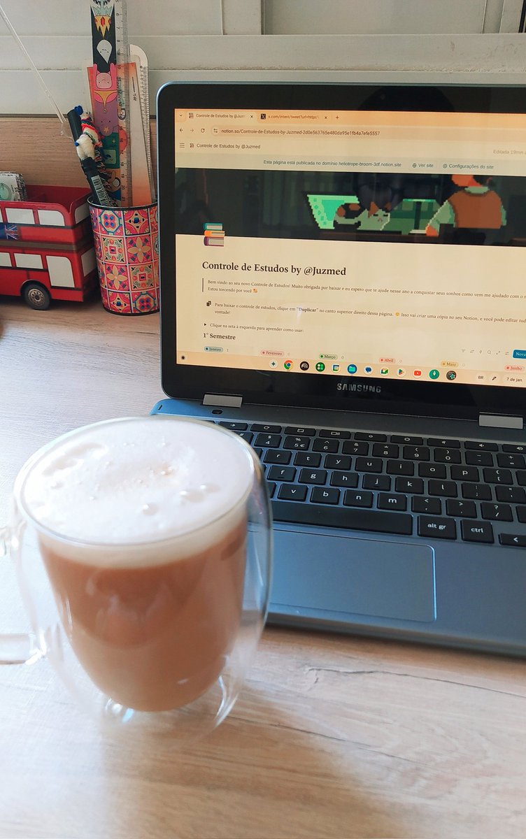 juzmed's tweet image. ✧ CONTROLE DE ESTUDOS no Notion ✧

Estou disponibilizando pra vocês o controle de estudos que usei em 2025 e me ajudou muito na organização das matérias! 

Vou deixar o link nos comentários 📚⬇️