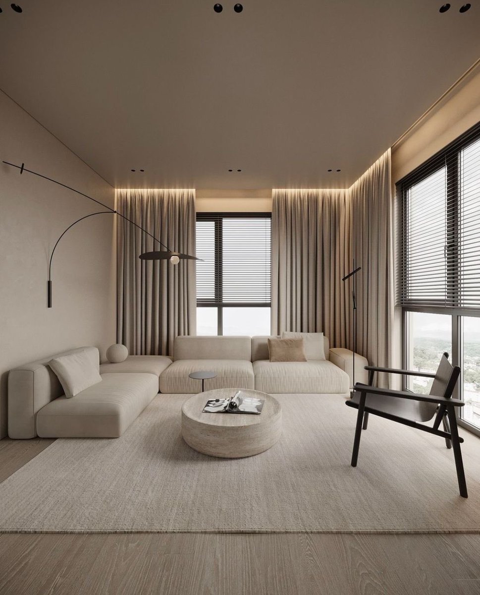 تدري وش الفرق بين فندق 5 نجوم وغرفة عادية ؟ 
توزيع الإضاءة ومستوياتها💡

أي مساحة راقية تعتمد على 3 طبقات ذكية :

• إضاءة عامة تخلق توازن (سبوت لايت)
• ضوء موجه يبرز التفاصيل المهمة (إضاءة موجهة)
• ضوء خافت يريح العين (إضاءة مخفية)