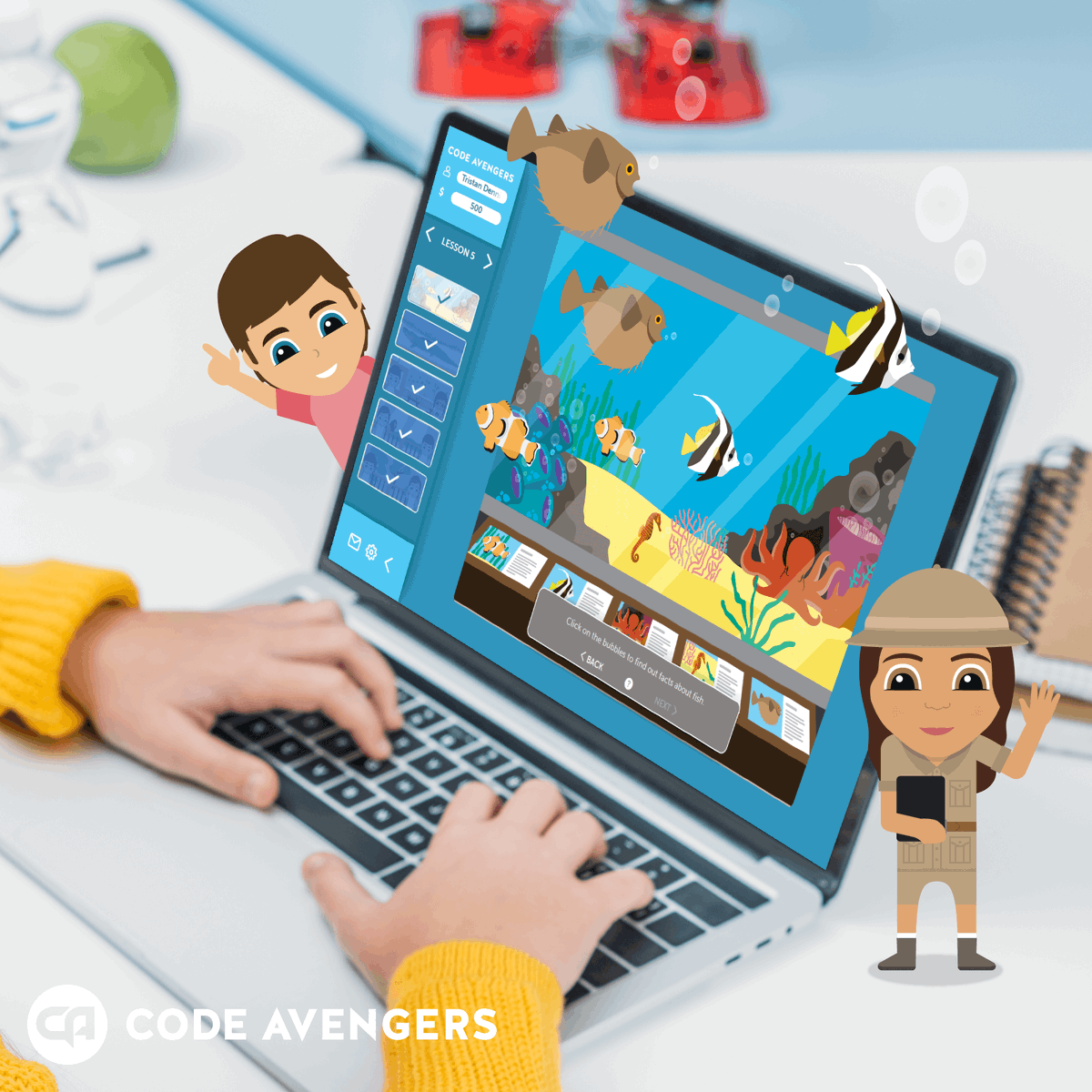 CodeAvengers's tweet photo. Coding that feels like an adventure 🌊💻
Perfect for curious kids who learn best by doing.

Kickstart them at home with a free trial: https://t.co/8iruw4ZAxQ

#Learn #Grow #CodeAvengers https://t.co/sW9agcm8b0
