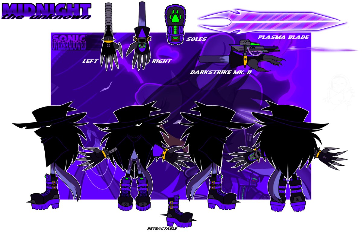 Hariarchiveidk's tweet photo. Midnight the Unknown updated ref + no poncho
#SonicTheHedgehog https://t.co/F2zcRUyhdM