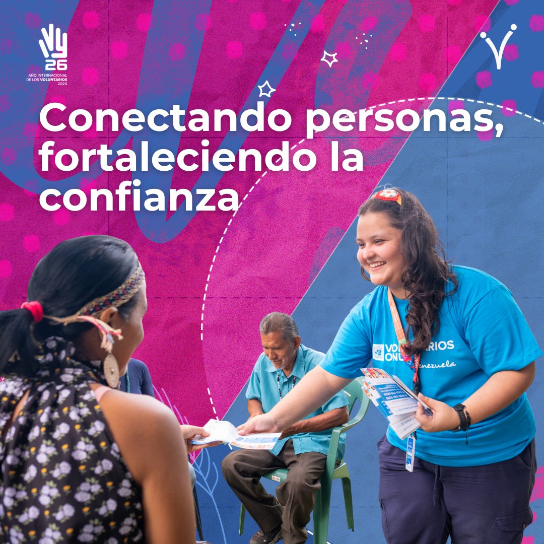 🩷💙 🤍Los/as Voluntarios/as conectan y fortalecen la confianza de las personas.