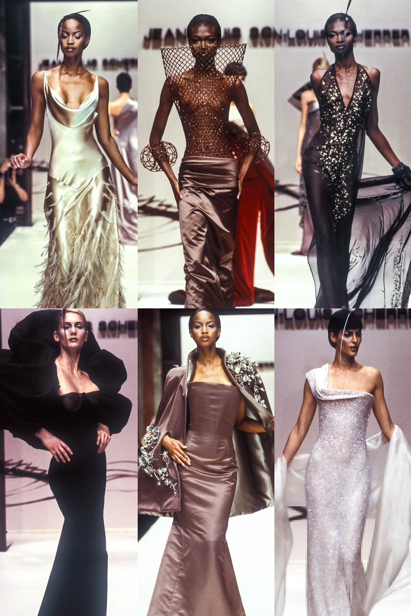 schiapearII's tweet image. Jean Louis Scherrer, F/W 1998 Couture