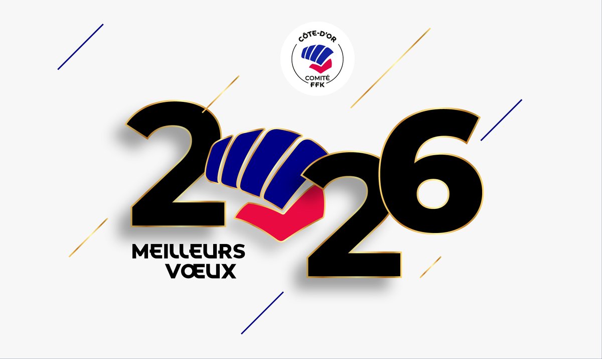 cdkarate21's tweet photo. #meilleursvoeux2026

Le @cdkarate21 vous présente ses meilleurs vœux pour cette nouvelle année 2026 ! 🎉🎆

#cdkarate21 #FFK #saison20252026 #HappyNewYear #bonneannee https://t.co/dNsyTCeGvK