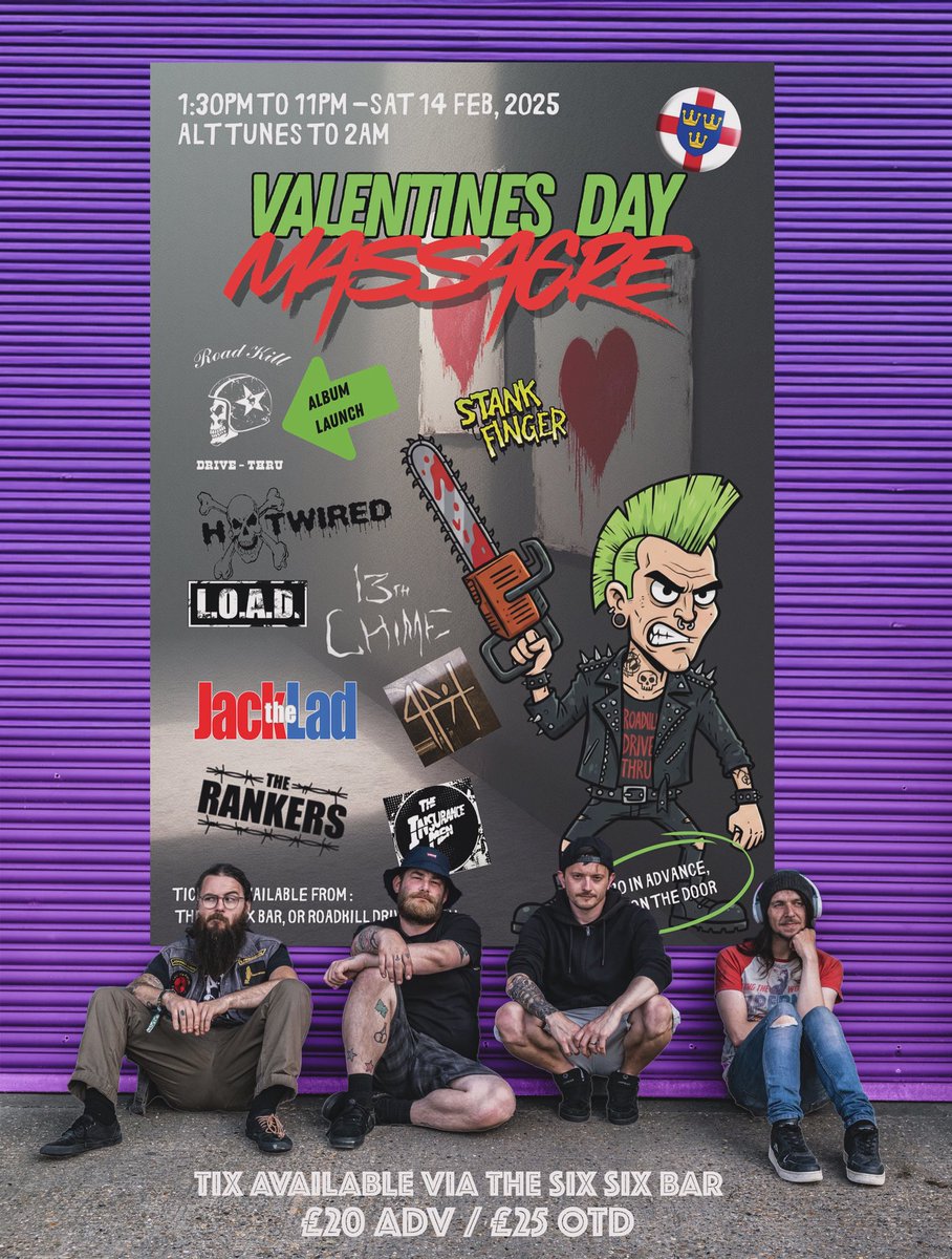 Now you have no excuse not to know what to get your loved one, or indeed forget altogether!

We are pumped to announce what will be our first show of 2026, kicking off what will be another season of absolute mayhem.

Join us in Cambridge on the 14th Feb for a day of punk tunes 🤘