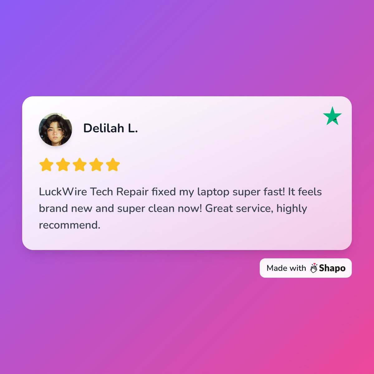 LuckWireTech's tweet image. 🚀 Our first review is in! Big thanks for the support 🙌
Got a broken phone, tablet, or laptop? We’re repairing devices today! 💪
Don’t hesitate to reach out — we’ve got you covered. 🔧💬
#TechRepair #Miami #SupportSmallBusiness