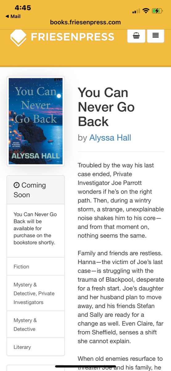 alyhallwriter's tweet photo. Available for purchase from FriesenPressBookstore! Order your copy now! https://t.co/ShU5WMdSLW