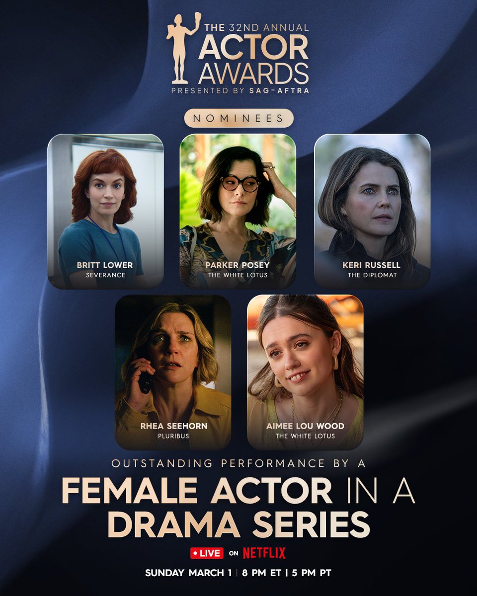 Giving major props to our seriously gifted #ActorAwards nominees for Outstanding Performance by a Female Actor in a Drama Series.
