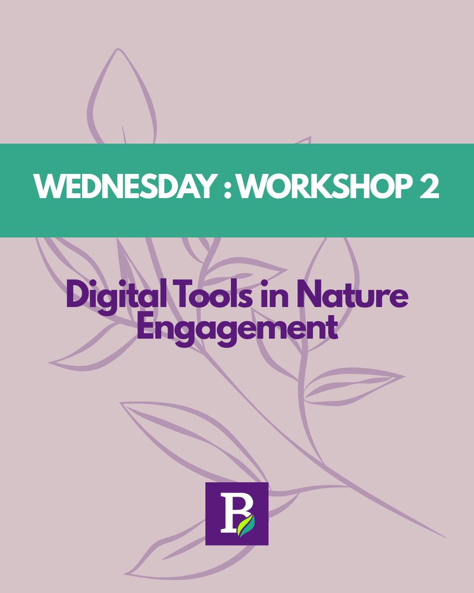 🧠 Digital tools + nature engagement 🌱

Explore apps &amp; platforms that connect young people to biodiversity. Join us this month at The Bgen Online Conference.

🎟️ bit.ly/3Lm4TUA