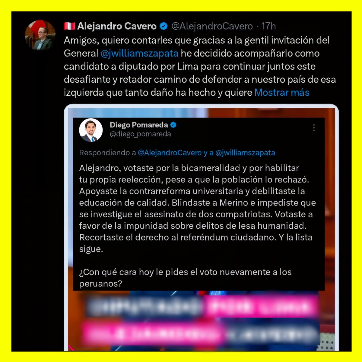 diego_pomareda's tweet image. Ya que borraste el comentario, quisiera recordar que si queremos cambiar las cosas en el país no podemos seguir apostando por los mismos 👇