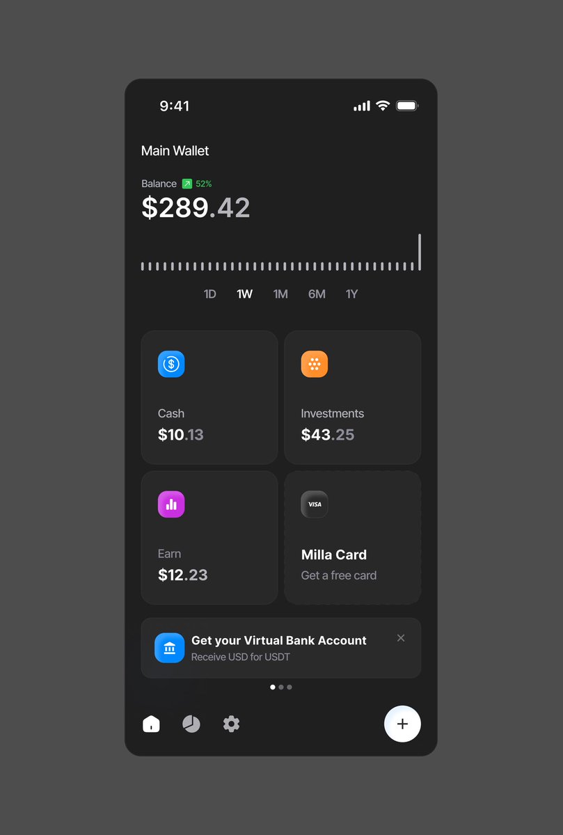 godswillaghobor's tweet image. Dark mode design Version. 

Same wallet dashboard, optimized for late night users, battery savers or what reason you’d prefer the dark mode over the light.

#UIUXDesign #FintechDesign #Darkmode