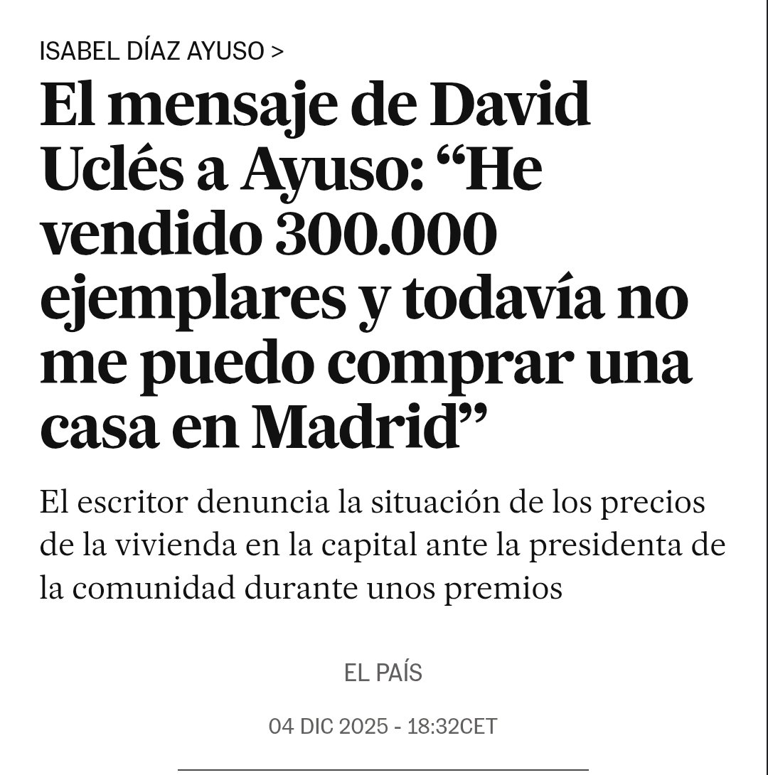 RelYPol's tweet image. Es que no le daba para comprarse un piso en Madrid... La culpa es de Ayuso.