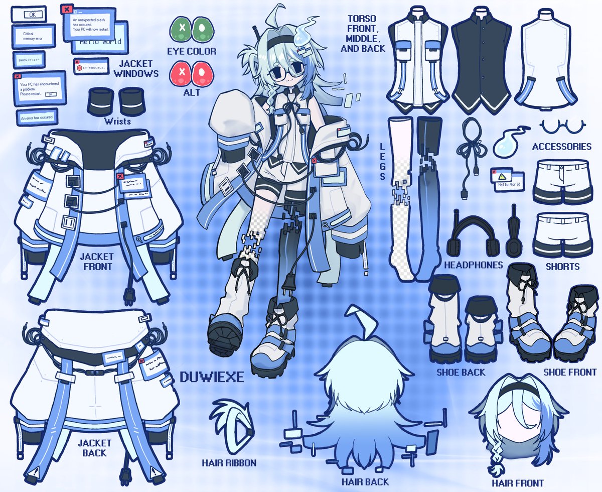 𝗛𝗲𝗹𝗹𝗼 𝘄𝗼𝗿𝗹𝗱!💫🌐

My name is Duwi!
I'm a ghost virus vtuber haunting your pc. 

You'd delete your antivirus for me. . . wouldn't you?