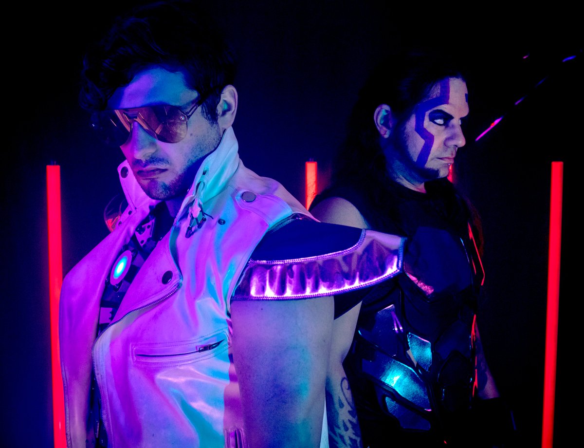 NeotropolisHQ's tweet image. Please welcome back to #Neotropolis- 

Megatronix! 

The reigning Kings of Powerwave supplying the Power and the Synthwave to The Core! 

For tickets (while they last!) and info about the #cyberpunk #immersive festival: 

neotropolis.com