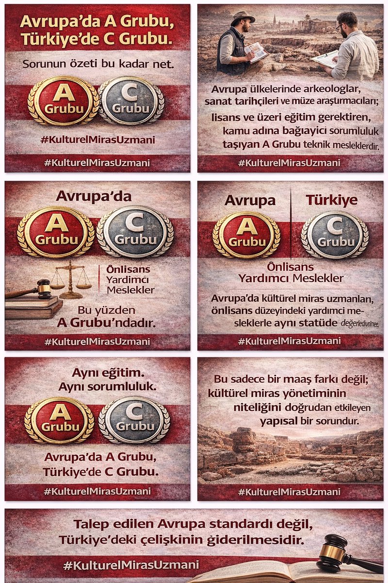 stselim111305's tweet image. Avrupa'da A sınıfı, bizde C sınıfı. Uluslararası standartlara uyulsun! #KulturelMirasUzmani #KulturelMirasUzmaninaAdalet