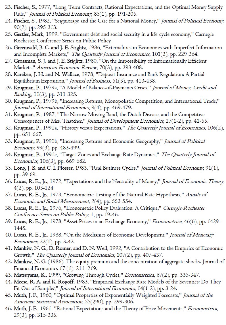 FlorinBilbiie's tweet image. Here is a prelim and incomplete list. 
Caveats: not all are theory; Some classics are already included in the "main" sections and don't appear in the "oldies/goldies" (Bewley etc for HANK, Hopenhayn Jovanovic etc for Firms)