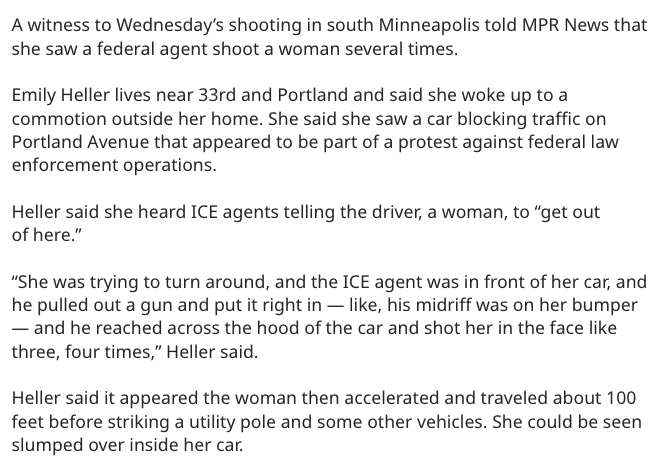 BREAKING: ICE shot and killed a woman in Minneapolis, and the initial reports are horrifying.
Th...