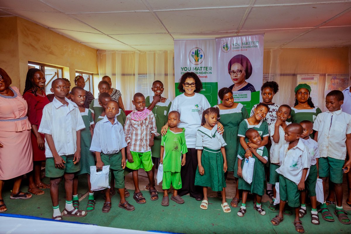 TOborevwori's tweet photo. Today, I commenced my foundation's 2026 outreach by supporting children with special needs in Aniocha South &amp; North. Every child matters, because everybody is somebody.

#DeltaStateCares #YouMatter https://t.co/G8KzneOLXS