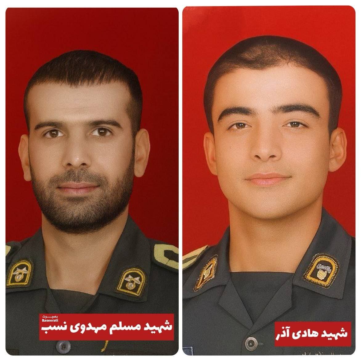 دشمنِ قدار، امنیتِ ما را هدف گرفته است، اما نمی‌داند که در این خاک، به جای هر شهید، هزاران جوانِ باانگیزه برای حراست از ایران قد علم می‌کنند. سلام بر شهیدان آذر و مهدوی‌نسب.
#حافظان_بام_ایران
#خادمان_امنیت