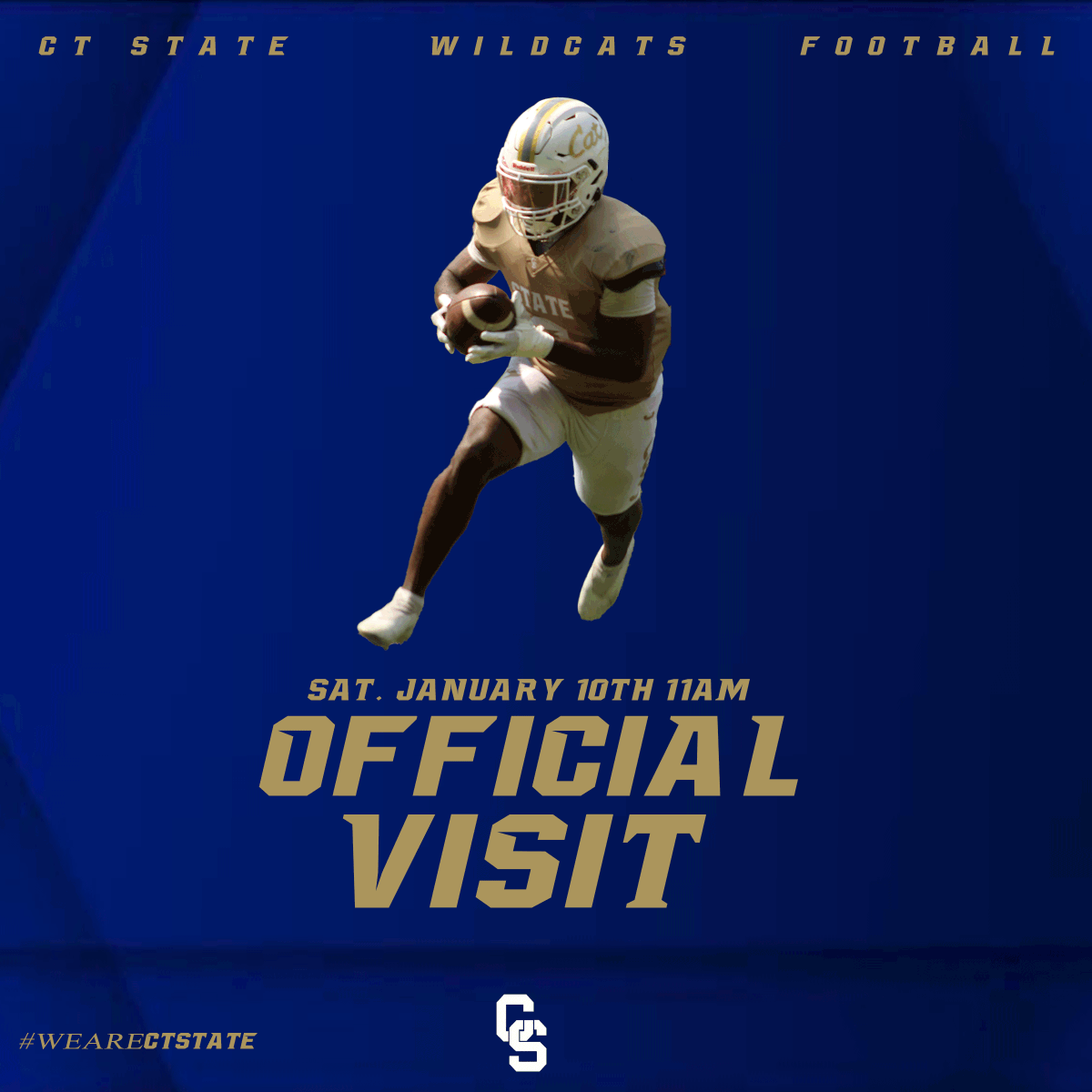 Big Day this sat. Our official visits day. Come check out the campus and what the program has to offer. Jan 10th
Tour 11am - CT State Middlesex (Middletown)
Staff Q&amp;A 12:30p
Can't Wait to See all the Future Wildcats!!!!!!
#wearectstate