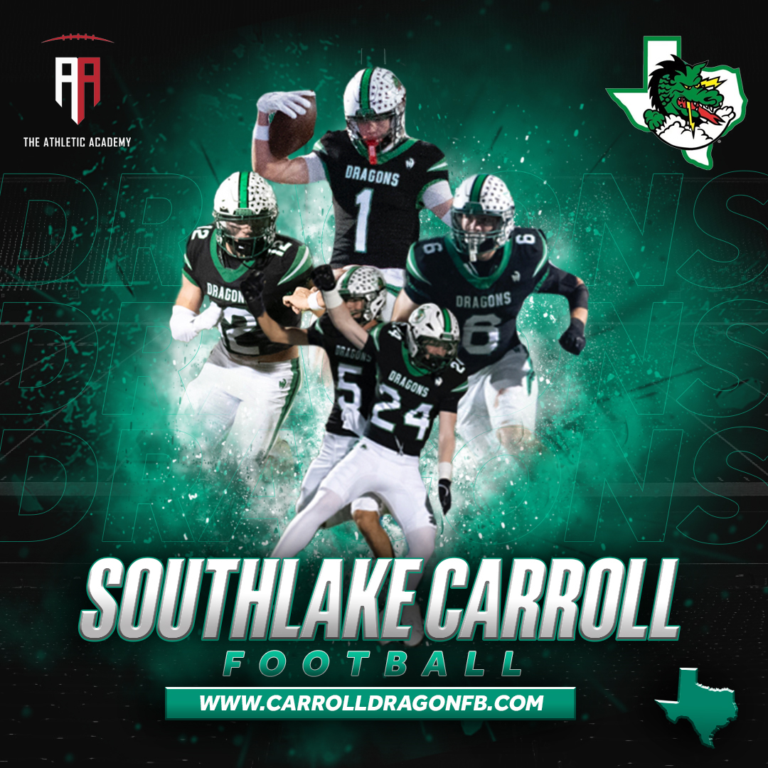 🚨🏈Check out the prospects from <a href="/CarrollDragonFB/">Southlake Carroll Football</a> 
🔋Platform powered by <a href="/Ath_Dynasty/">The Athletic Academy</a> 

<a href="/leemunn87/">Lee Munn</a> 
<a href="/CoachRazloznik/">Coach Sean Razloznik</a> 
<a href="/CoachRaulerson/">Josh Raulerson</a> 
<a href="/CoachMann_8/">Marshall Mann</a> 

Prospect Platform/List:
carrolldragonfb.com/player-cards