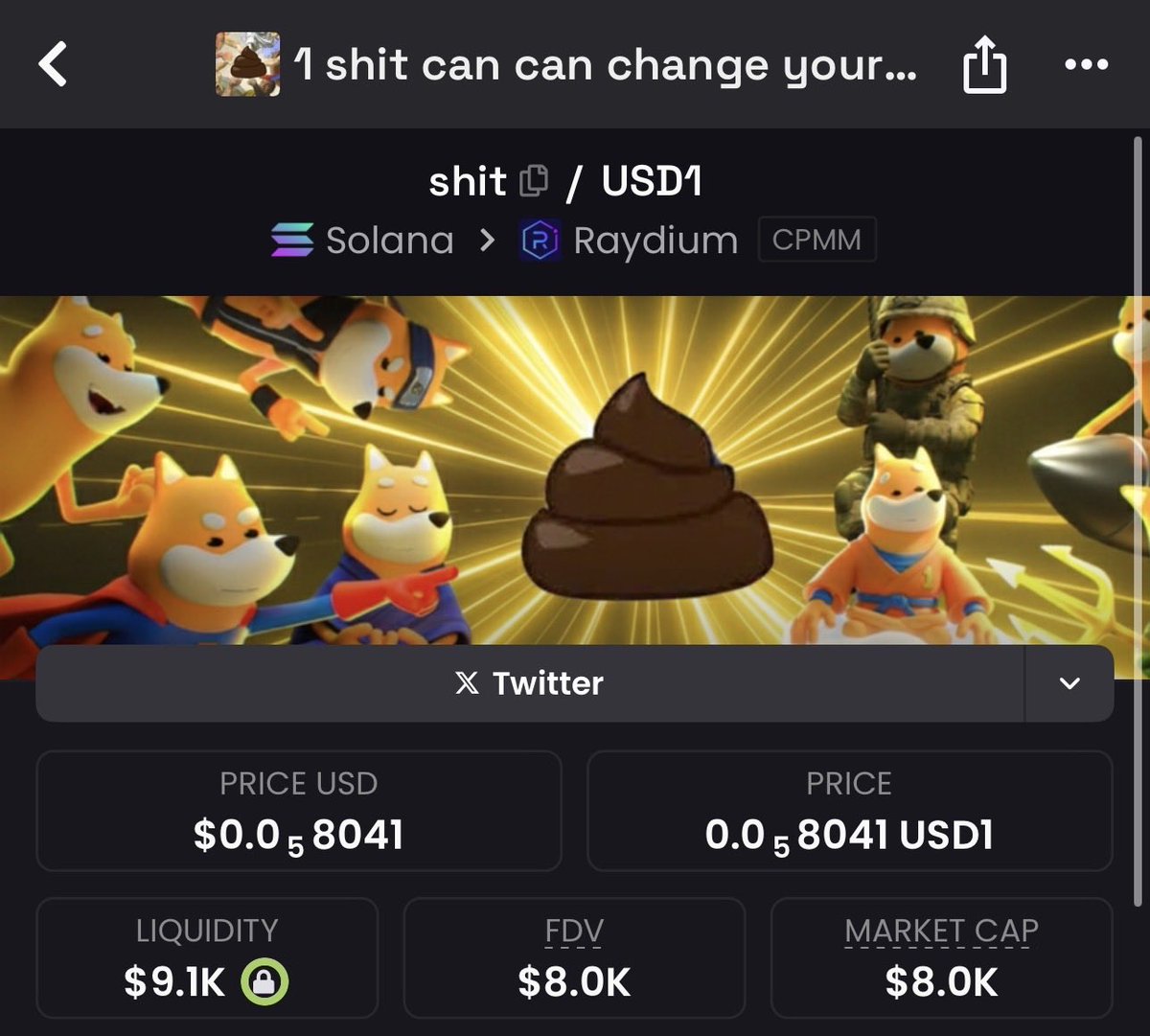 Can someone pay dex and update it ? 

Remake community and send this $Shit ?

DKnKaAUqc4td7cCW64AARogxTpPLDuTbPABMNTB3pump