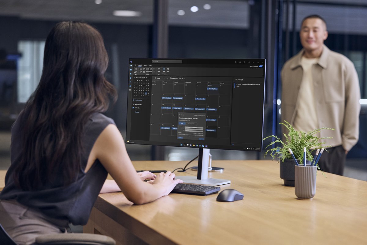 HP's tweet image. 🚀 The Future of Work Starts Here.

This year at CES 2026, we introduced the HP EliteBoard G1a — the world’s first AI PC built into a keyboard.

Ultra-thin. Ultra-mobile. Powered by next-gen AI performance, it transforms any display into a powerhouse workspace.

Pair it with the…