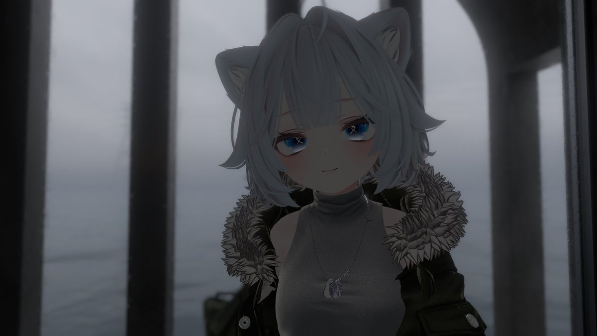 iris0x0vrc's tweet photo. 笑った時困り眉っぽくてかわいい～ https://t.co/53C0WKNq1f