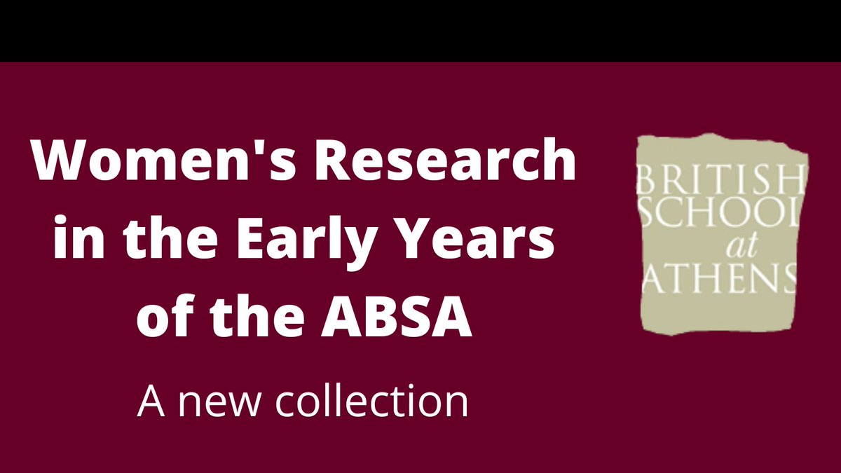 CambUP_Archaeo's tweet photo. Just in time for #AIASCS2026: A new collection & blog tracking women’s research in the @BSAthens & ABSA’s first decades!
Explore the articles, free to read until 31 Jan ➡ https://t.co/AKcUC3Hd4a
Read the blog ➡ https://t.co/KYilug6fvB
#BSAthens #AIASCS https://t.co/nVSwElSn6P