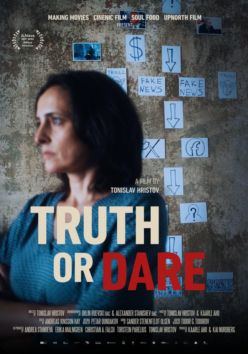 Документален филм озаглавен “TRUTH OR DARE” (Истина или предизвикателство), в който се обръща малко по-сериозно внимание на фалшивите новини и дезинформация в България и последиците от изкуството да боравим със социално инженерство без ограничения.