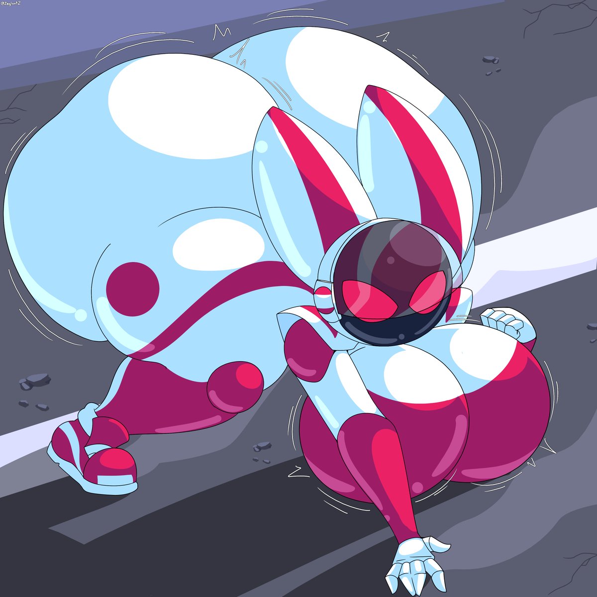 "This just in. Marathon, the Pink Lightning Speeder, 
has now entered pursuit of a Criminal in a sports car!"

"We'll update you with more coverage after these messages!"

🎨 by <a href="/Zeglont2/">Zeglin</a>