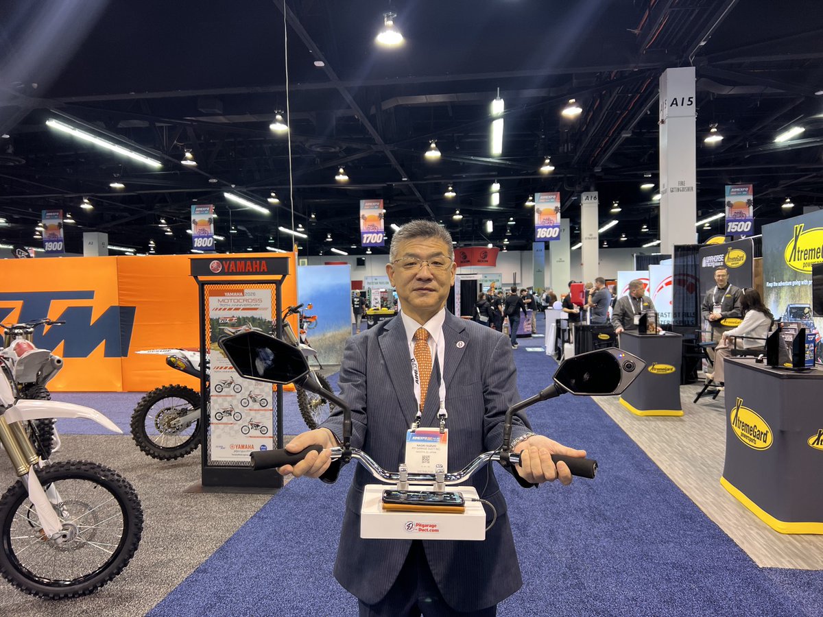 pitgarage_duct's tweet photo. At AIMExpo, on the floor—not a render, not AI.
This is a real cockpit, built for real riders, with one purpose: safety.
We believe dashcams should be a global standard for motorcycles.
If you’re here at Anaheim Convention Center, let’s connect.
#AIMExpo #MotorcycleIndustry #Powersports
#CockpitCam #Dashcam #SafetyInnovation
#Dride #PitGarageDuct #BuiltInJapan #RealWorldUse