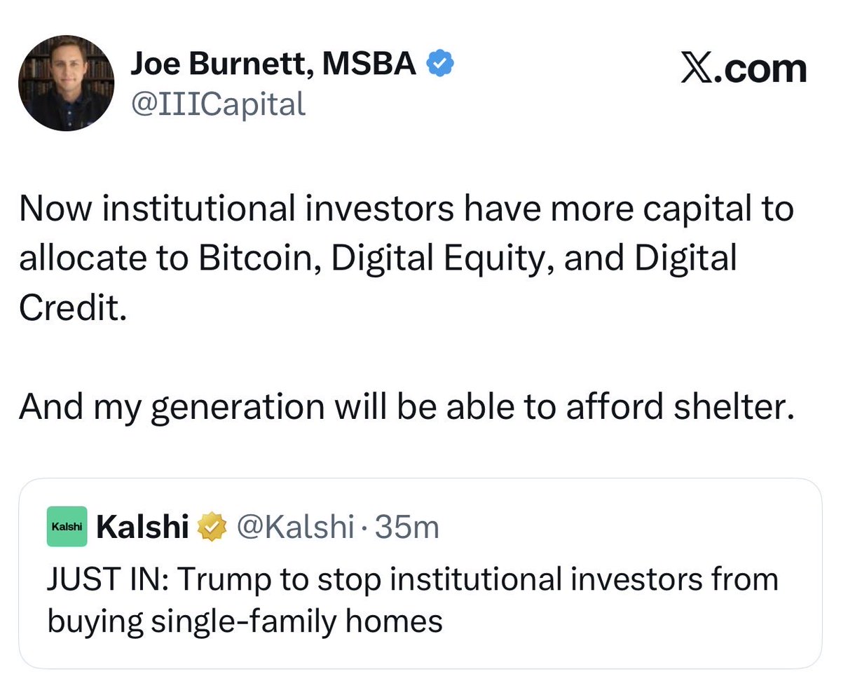 NOW: “The institutional investors have more capital to allocate to #Bitcoin,  Digital Equity, and Digital Credit.” Cc: @IIICapital