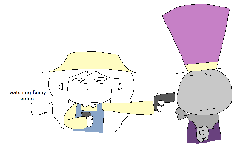 maikapoo's tweet image. doodles from yesterday (that orange haired freak is my sona from when I was like 11)