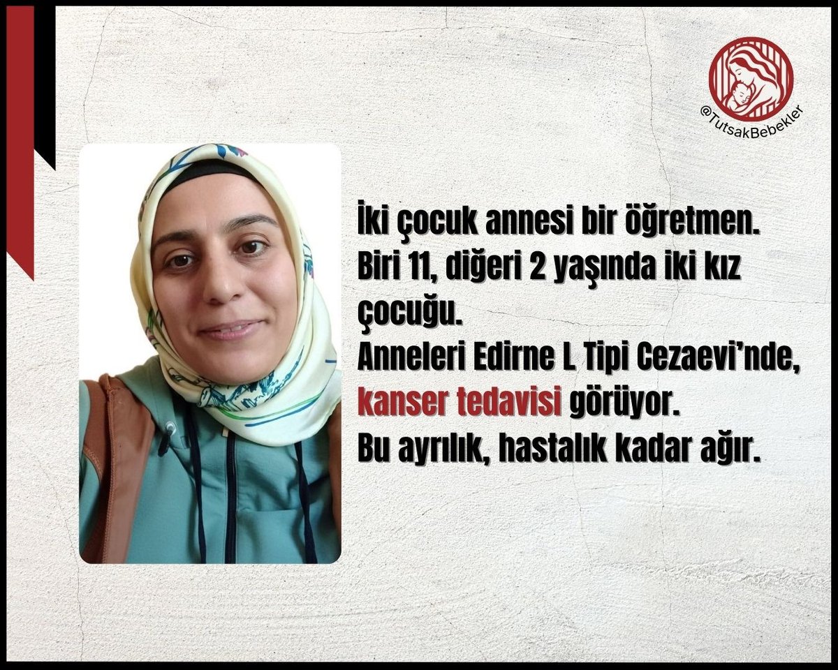 muallim_cengiz's tweet photo. Bir öğretmen, bir insan göz göre göre eriyor. Ferah Oktan’ın kanserle mücadelesini hastane şartlarında sürdürmesi şart. Bu çığlığı duyun, yaşam hakkını savunun.

FerahOktan AcilTahliye
@tcailesosyal 
@saglikbakanligi 
@ADLITIPKURUMU https://t.co/9TzBQxHSlu