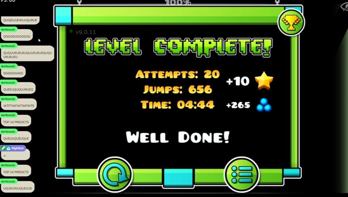 El jugador <a href="/jJerex08/">jJota08</a> se flukeo el Extreme Demon "Black Blizzard" del 59% GGGGG!! 🔥