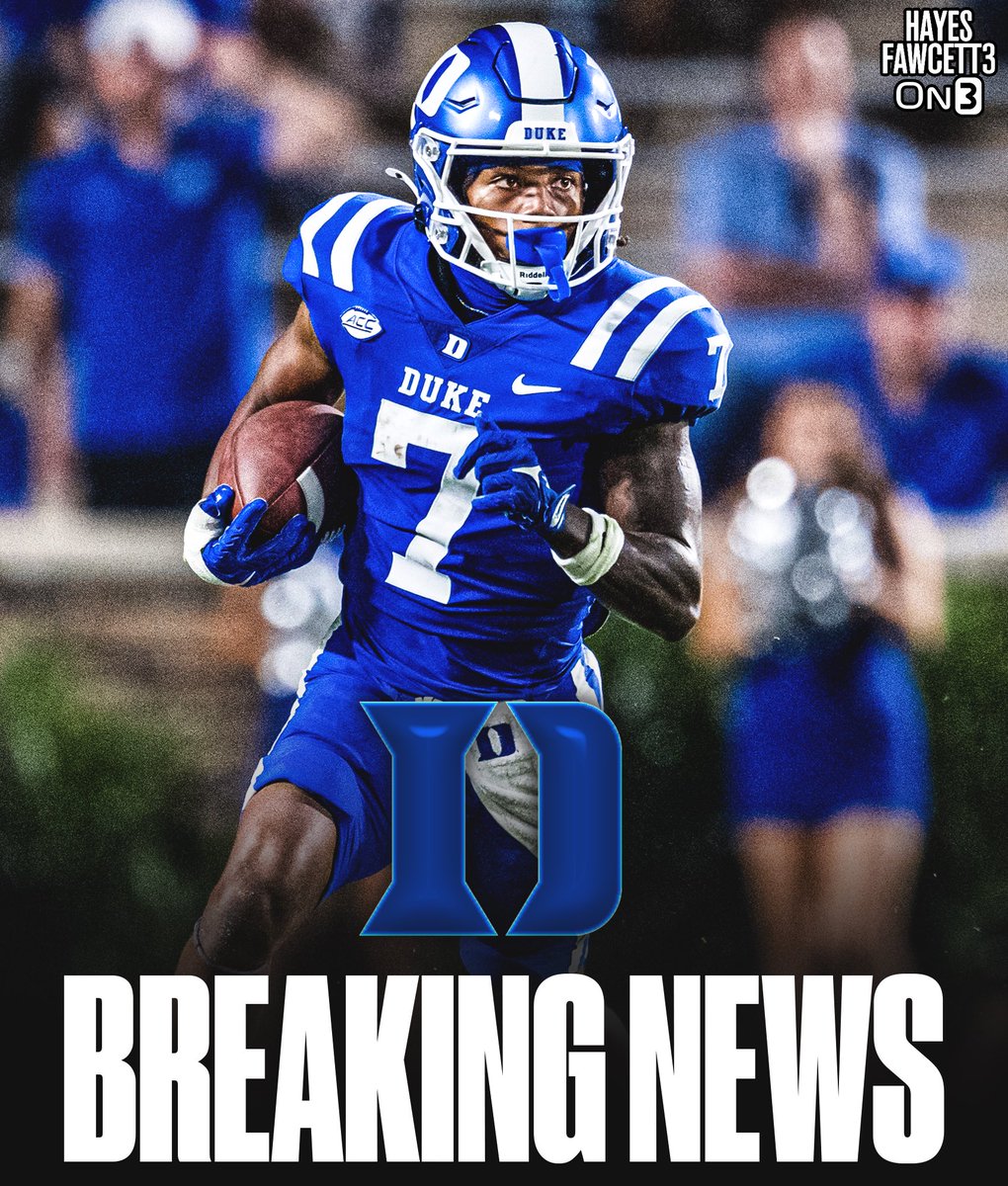 Hayesfawcett3's tweet image. BREAKING: Duke WR Que’Sean Brown is entering the @TransferPortal, his agent tells @On3Sports

He’s totaled 105 receptions for 1,291 yards and 7 TDs through 2 seasons 

2 years of eligibility left

He’s repped by @Exclusive_SG 

on3.com/transfer-porta…