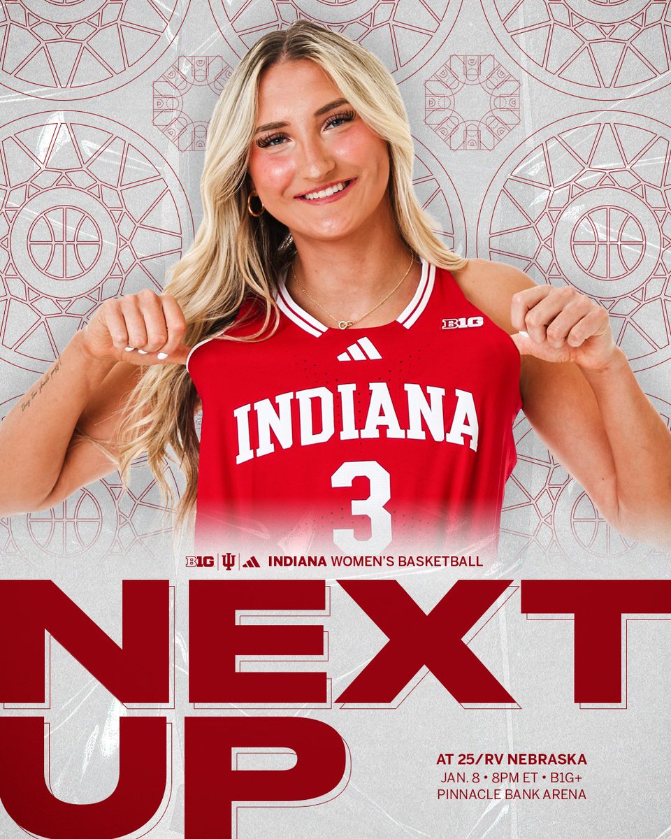 IndianaWBB's tweet photo. Our road swing continues. 

📰 https://t.co/ctaRrU79XJ https://t.co/HbNM0EZF3M
