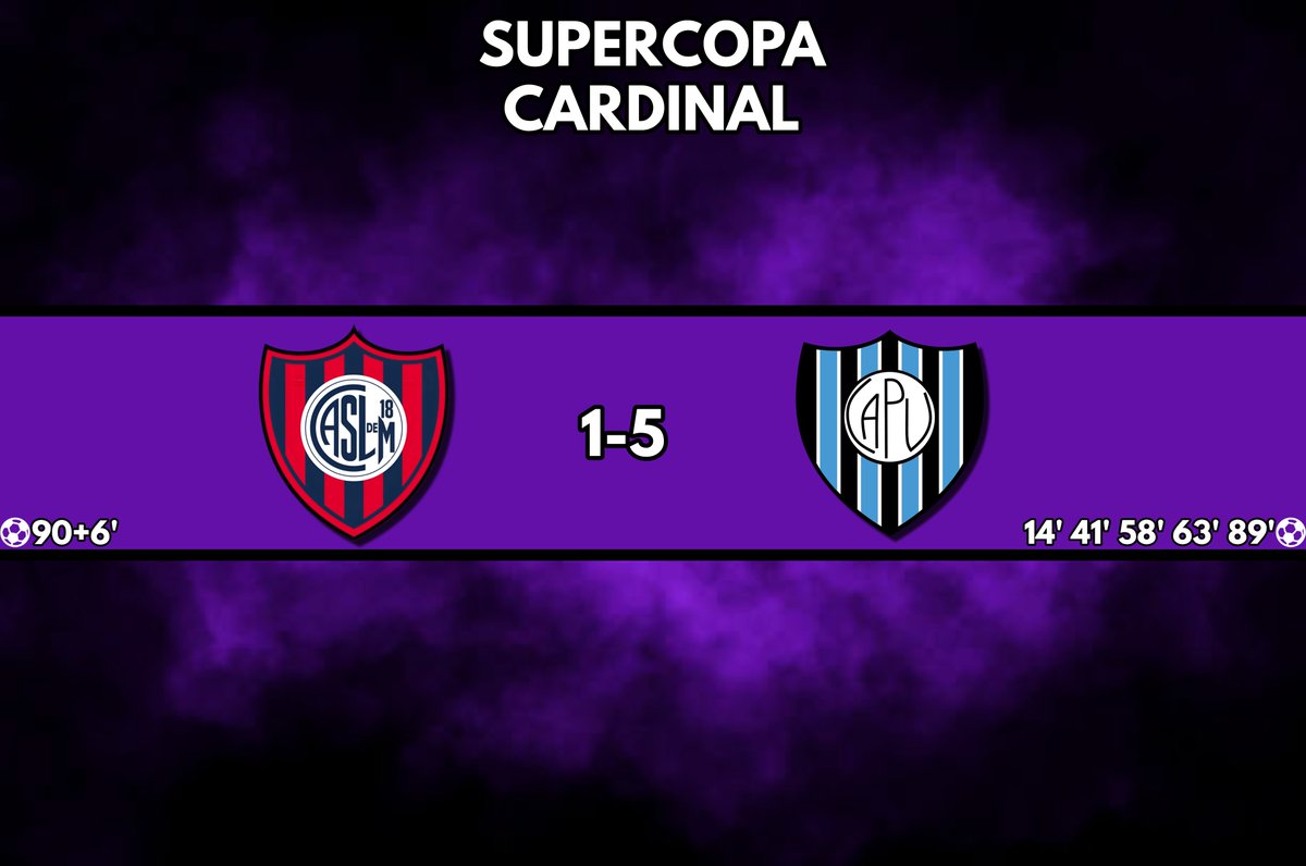Supercopa Cardinal

San Lorenzo 1-5 Pueblo Viejo

Pueblo Viejo se lleva la segunda edición al sur!